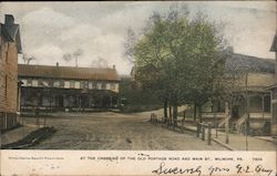 At the Crossing of the Old Portage Road and Main St. Wilmore, PA Postcard Postcard Postcard