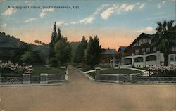 A Group of Homes Postcard