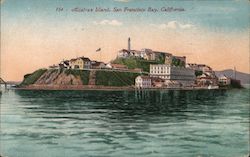 Alcatraz Island, San Francisco Bay Postcard