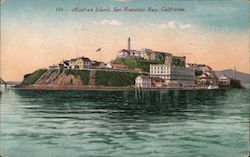 Alcatraz Island, San Francisco Bay California Postcard Postcard Postcard