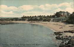 Cape Cottage Casino and Beach Postcard