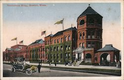 Mechanics Building Postcard