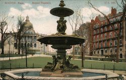 Brewer Fountain Postcard