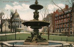 Brewer Fountain Boston, MA Postcard Postcard Postcard