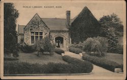 Public Library Nahant, MA Postcard Postcard Postcard