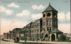 Mechanics Building Postcard