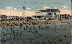 Casing and Band Stand, Midland Beach Postcard