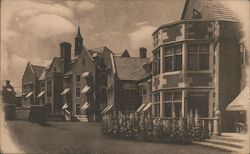 Sanatorium -- Main Building, rear view The Christian Science Benevolent Association Chestnut Hill, MA Postcard Postcard Postcard