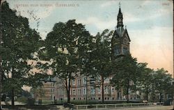 Central High School Postcard