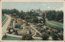 Corner of the Display Gardens Postcard