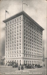 Clift Hotel, Geary & Taylor Streets Postcard