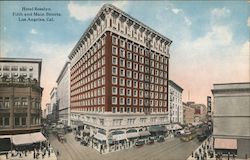 Hotel Rosslyn, Fifth and Main Streets Postcard