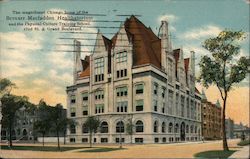 Bernarr Mcfadden Healthatorium and the Physical Culture Training School Postcard
