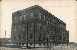 Police Station Postcard