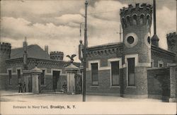 Entrance to Navy Yard Postcard