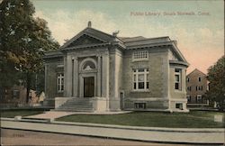 Public Library South Norwalk, CT Postcard Postcard Postcard