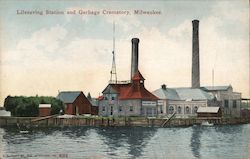 Lifesaving Station and Garbage Crematory Postcard