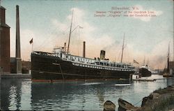 Steamer "Virginia", Goodrich Line Milwaukee, WI Postcard Postcard Postcard
