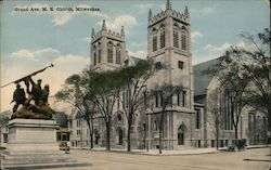 Grand Avenue M.E. Church Postcard