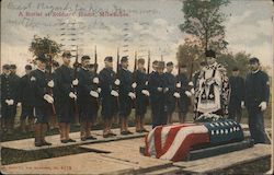 A Burial At Soldiers' Home Postcard