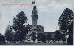 National Soldiers' Home, Main Building Postcard