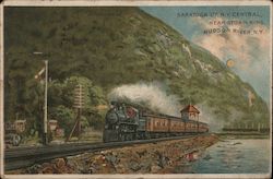 Saratoga N.Y. Central, Near Storm King Postcard