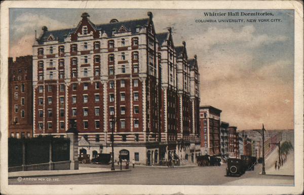 Whittier Hall Dormitories, Columbia University New York