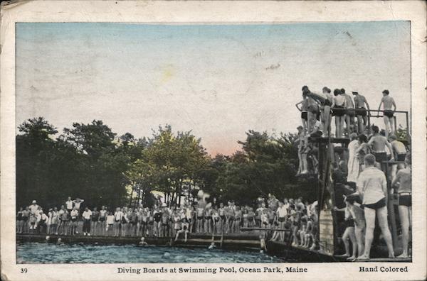 Diving Boards at Swimming Pool Ocean Park Maine