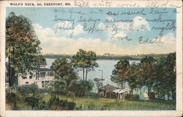 Wolfs Neck South Freeport Maine