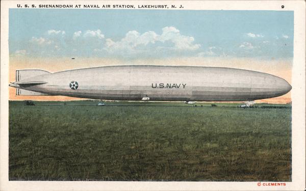 U.S.S. Shenandoah at Naval Air Station Lakehurst New Jersey