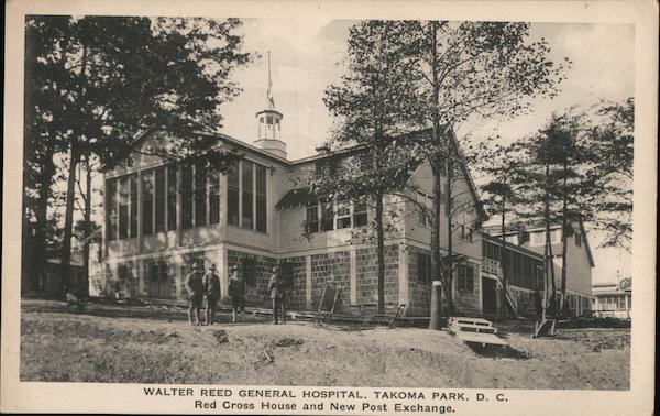 Walter Reed General Hospital, Red Cross House and New Post Exchange, Takoma Park Washington District of Columbia