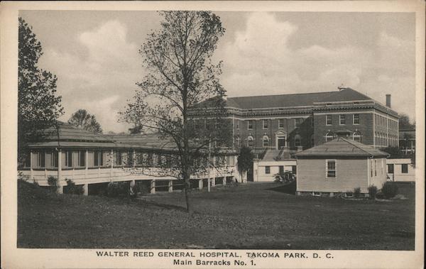 Walter Reed General Hospital, Main Baracks No.1, Tacoma Park Washington District of Columbia