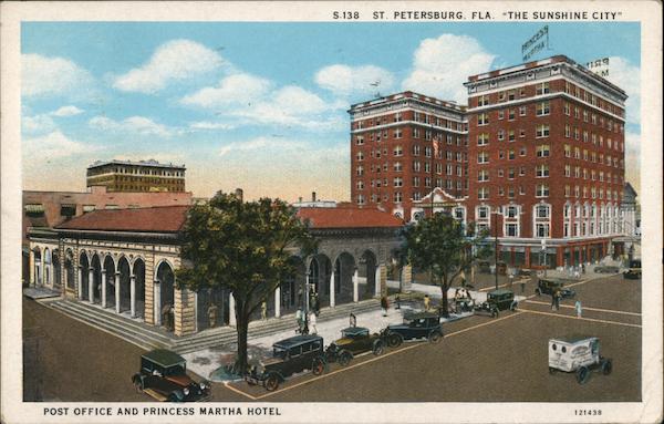 Post Office and Princess Martha Hotel St. Petersburg Florida