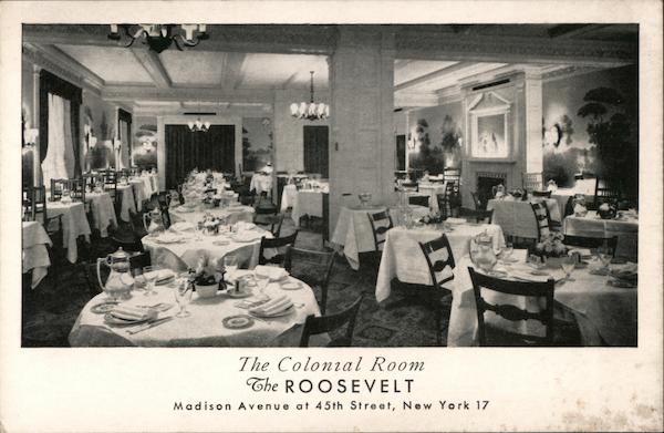 The Colonial Room at the Rooseveilt New York