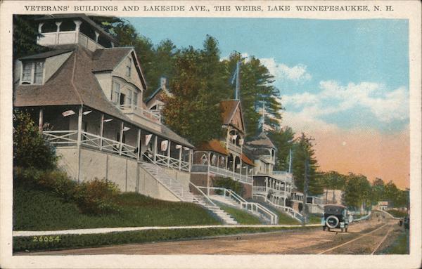 Veterans' Buildings and Lakeside Ave., The Weirs Lake Winnipesaukee New Hampshire