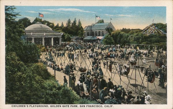 Children's Playground, Golden Gate Park San Francisco California
