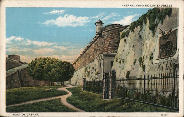 Moat of Cabana Havana Cuba