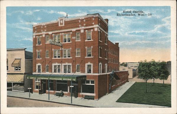 Hotel Oneida Rhinelander Wisconsin