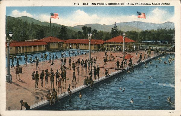 Bathing Pools, Brookside Park Pasadena California