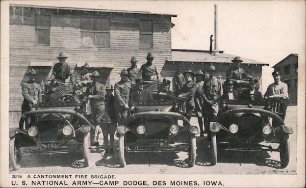 U.S. National Army-Camp Dodge Des Moines Iowa