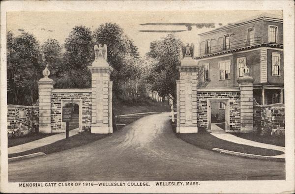 Memorial Gate Class of 1916 - Wellesley College Massachusetts