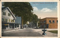 Post Office Square Meredith, NH Postcard Postcard Postcard