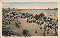 Ocean Avenue, Looking North Postcard