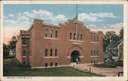 Armory Concord, NH Postcard