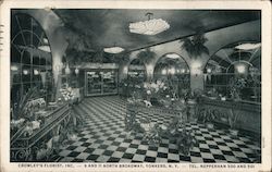 Crowley's Florist, Inc. 9 and 11 North Broadway Postcard