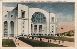 The Ohio Stadium, Ohio State University Postcard