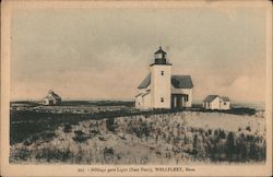 Billings Gate Light, East Front Wellfleet, MA Postcard Postcard Postcard