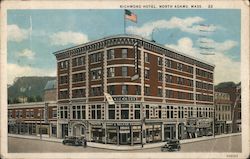 Richmond Hotel North Adams, MA Postcard Postcard Postcard