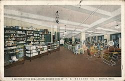 A Section of the New, Larger, Modern Home of T.B. Massaro Co. Postcard