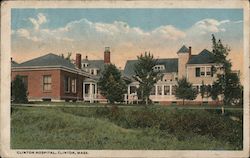 Clinton Hospital Massachusetts Postcard Postcard Postcard